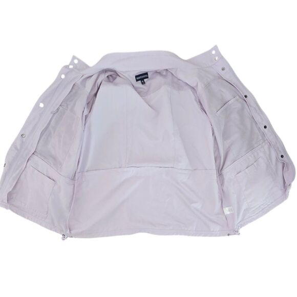 Lightweight Multi Pocket Utility Jacket by TravelSmith Lilac Women's Size XL - Picture 4 of 7